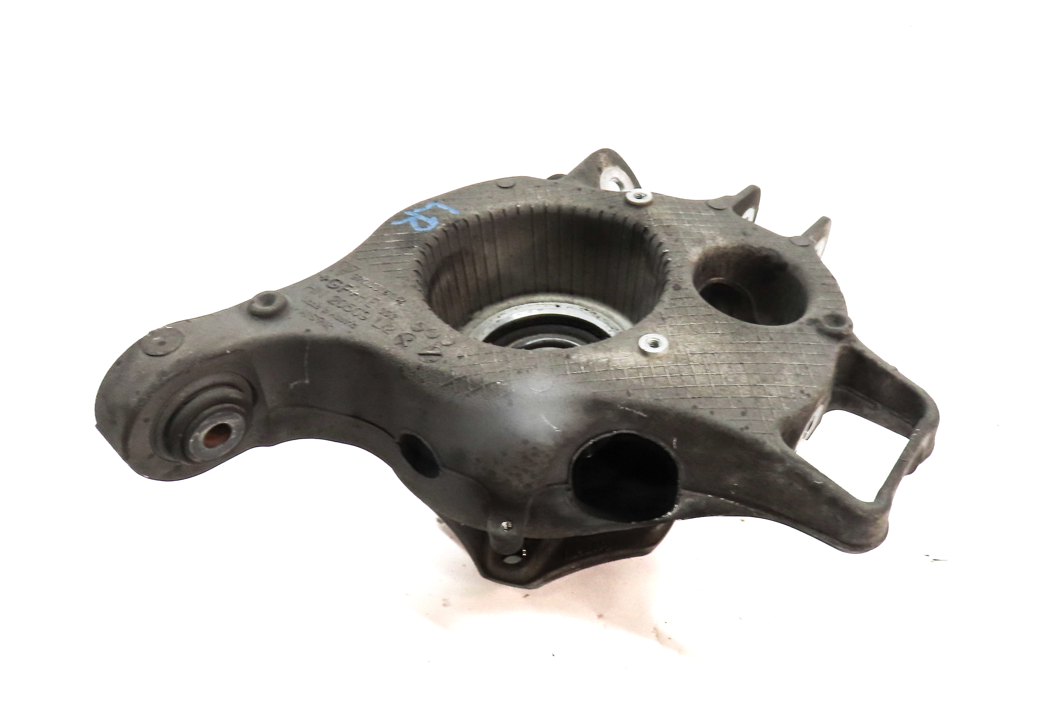 2010-2013 PORSCHE PANAMERA (970 G1) REAR LEFT DRIVER SIDE AXLE SHAFT w/ KNUCKLE — exact item pictured